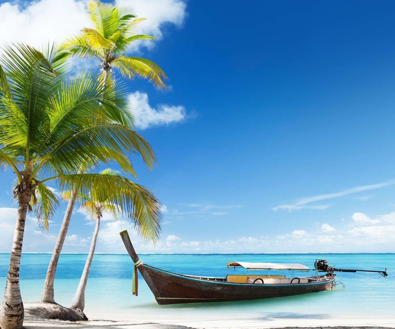 A beach in an exotic country jigsaw puzzle online