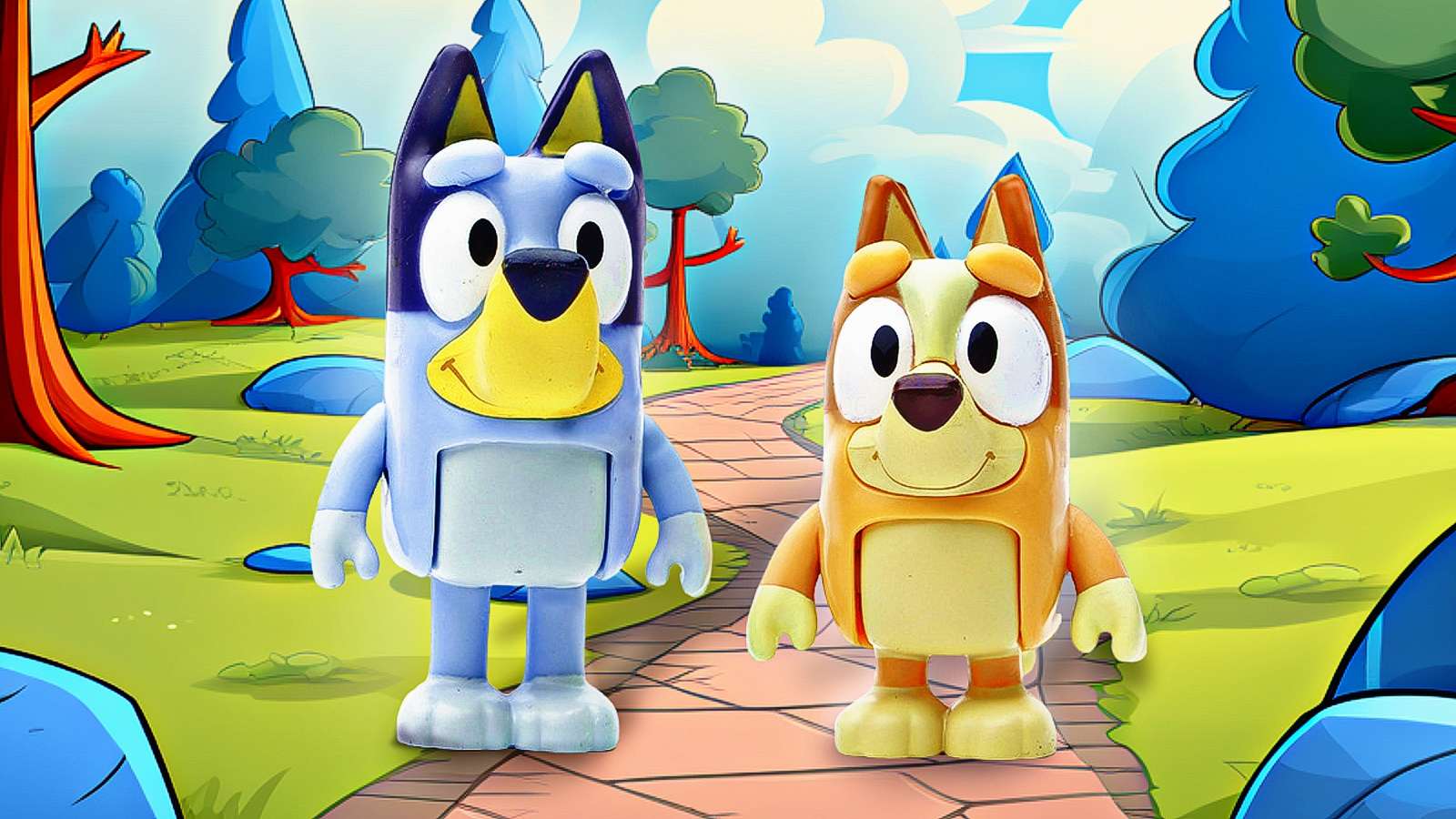 Toy Bluey Pussel online