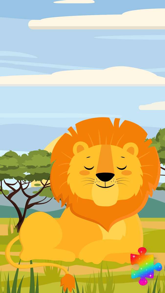 Glücklicher Löwe SH Online-Puzzle