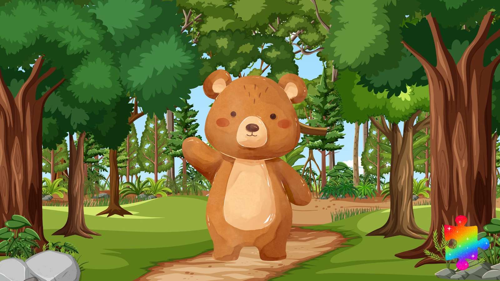 Teddybeer H legpuzzel online