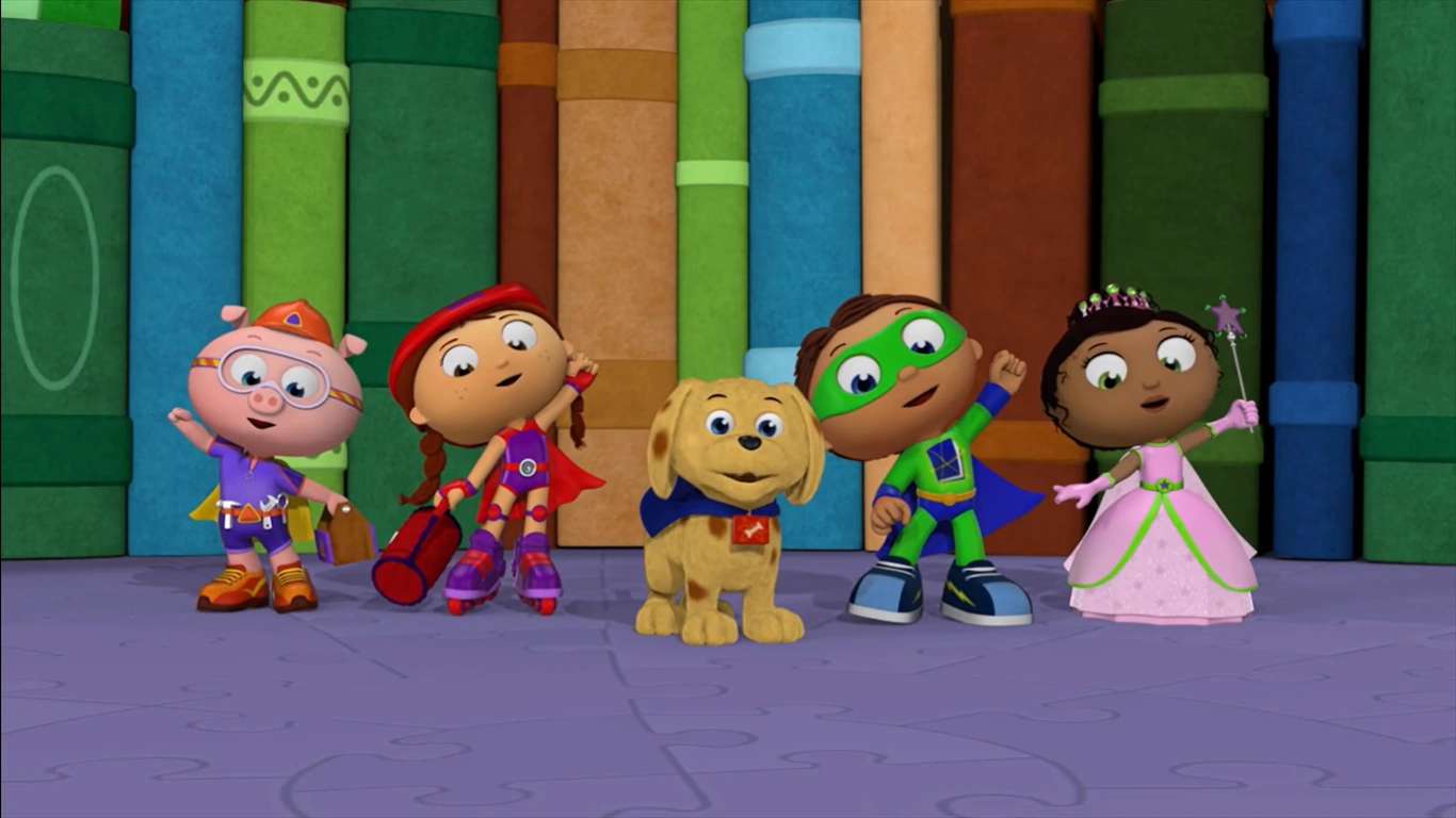 Super Why and his Super Hero friends jigsaw puzzle online