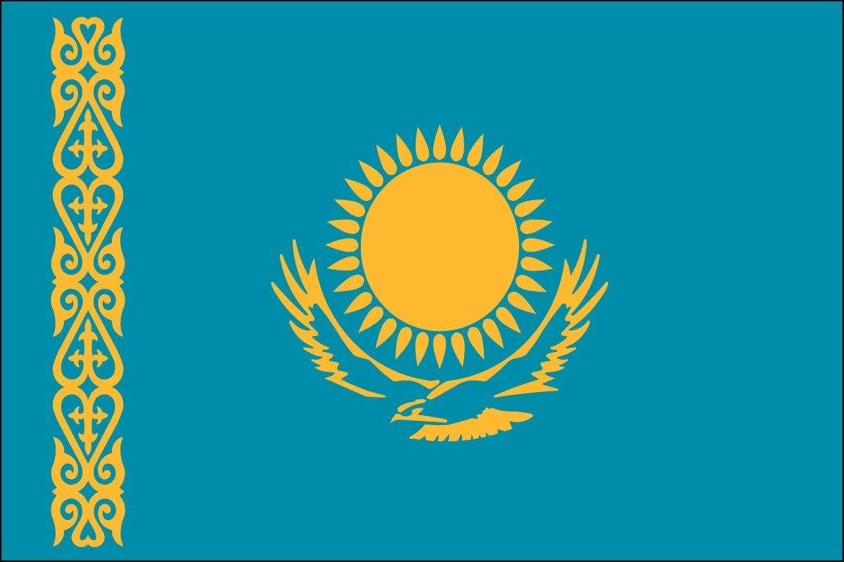 Bandera de Kazajstán rompecabezas en línea