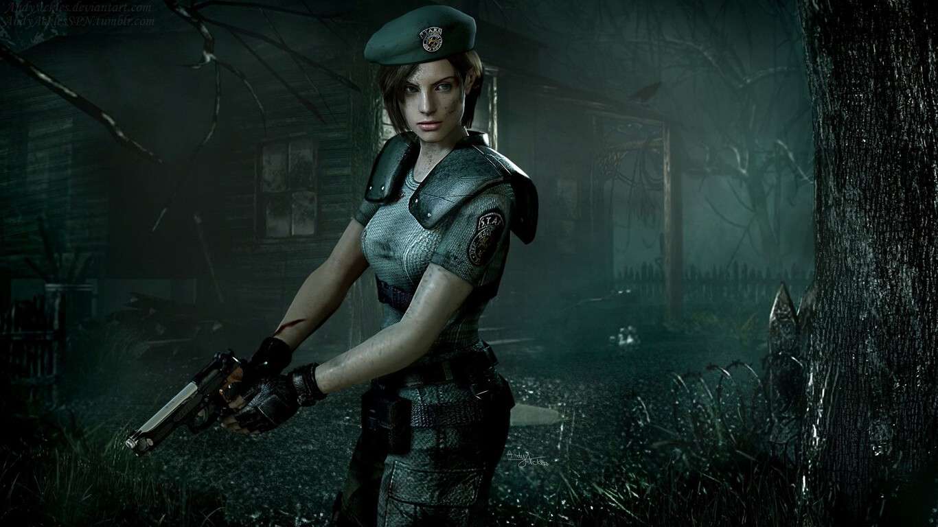 Jill Resident Evil 1 Puzzlespiel online
