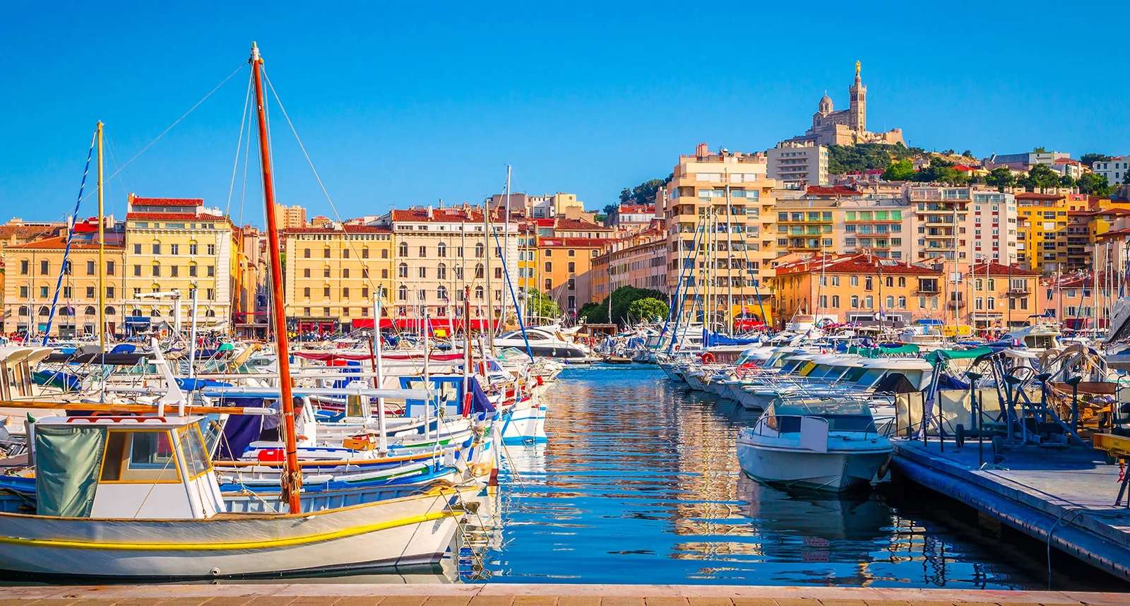De haven van Marseille legpuzzel online