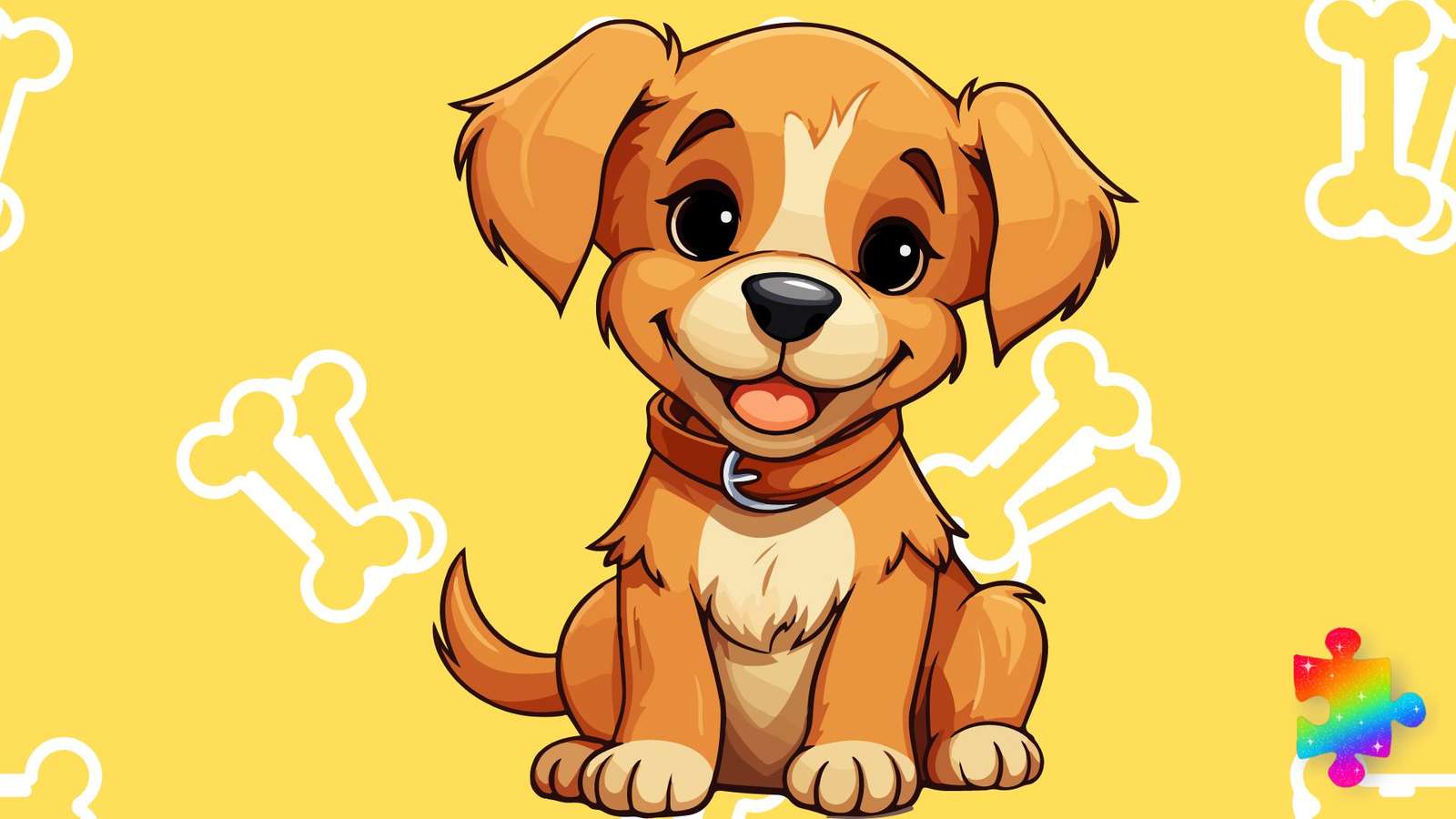 Cute Puppy C online puzzle