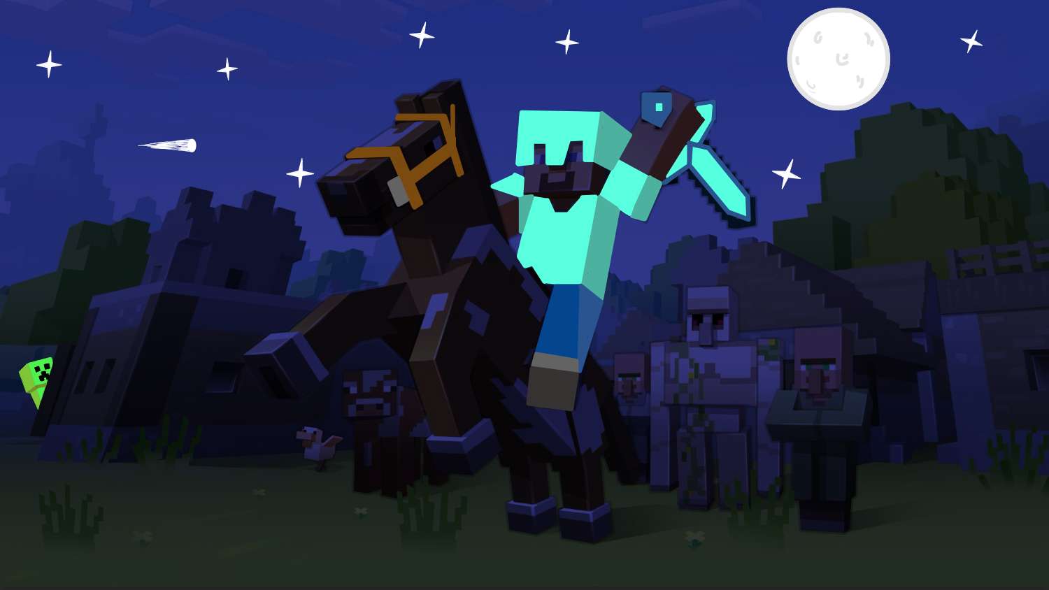 Minecraft in het donker online puzzel