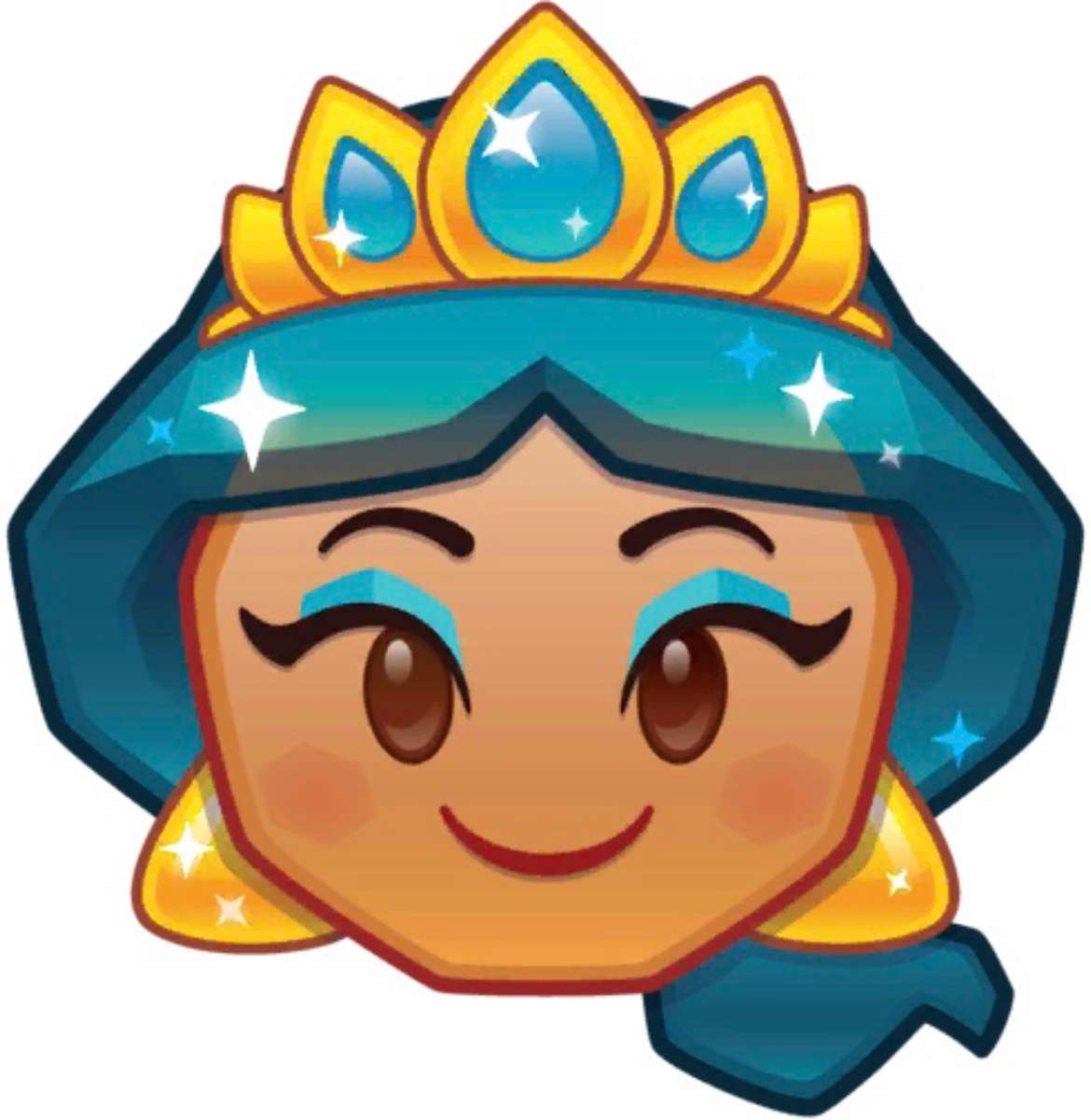 Emoji Аквамарин Жасмин❤️❤️❤️❤️ пазл онлайн