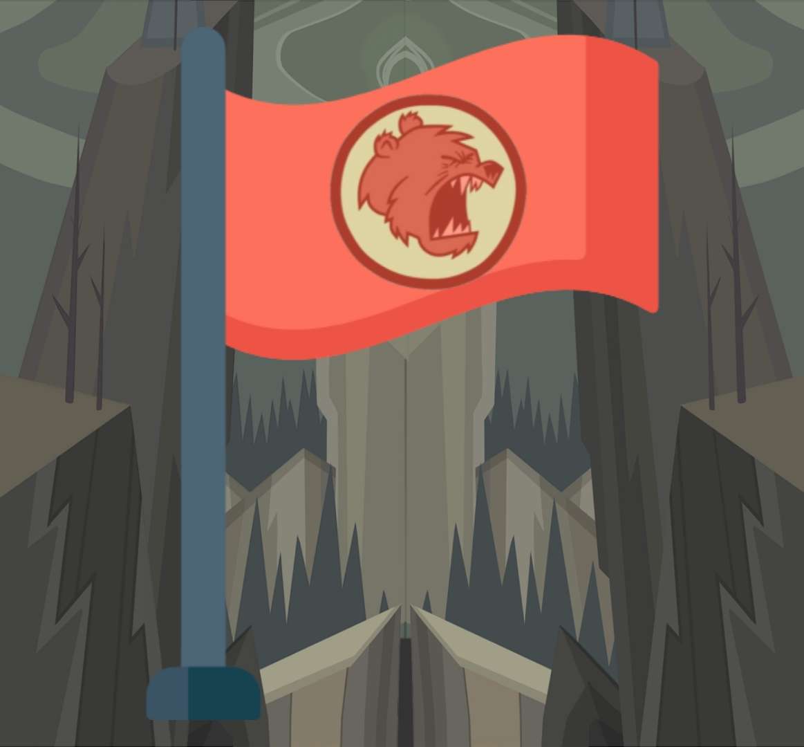 Флаг Медведей онлайн-пазл