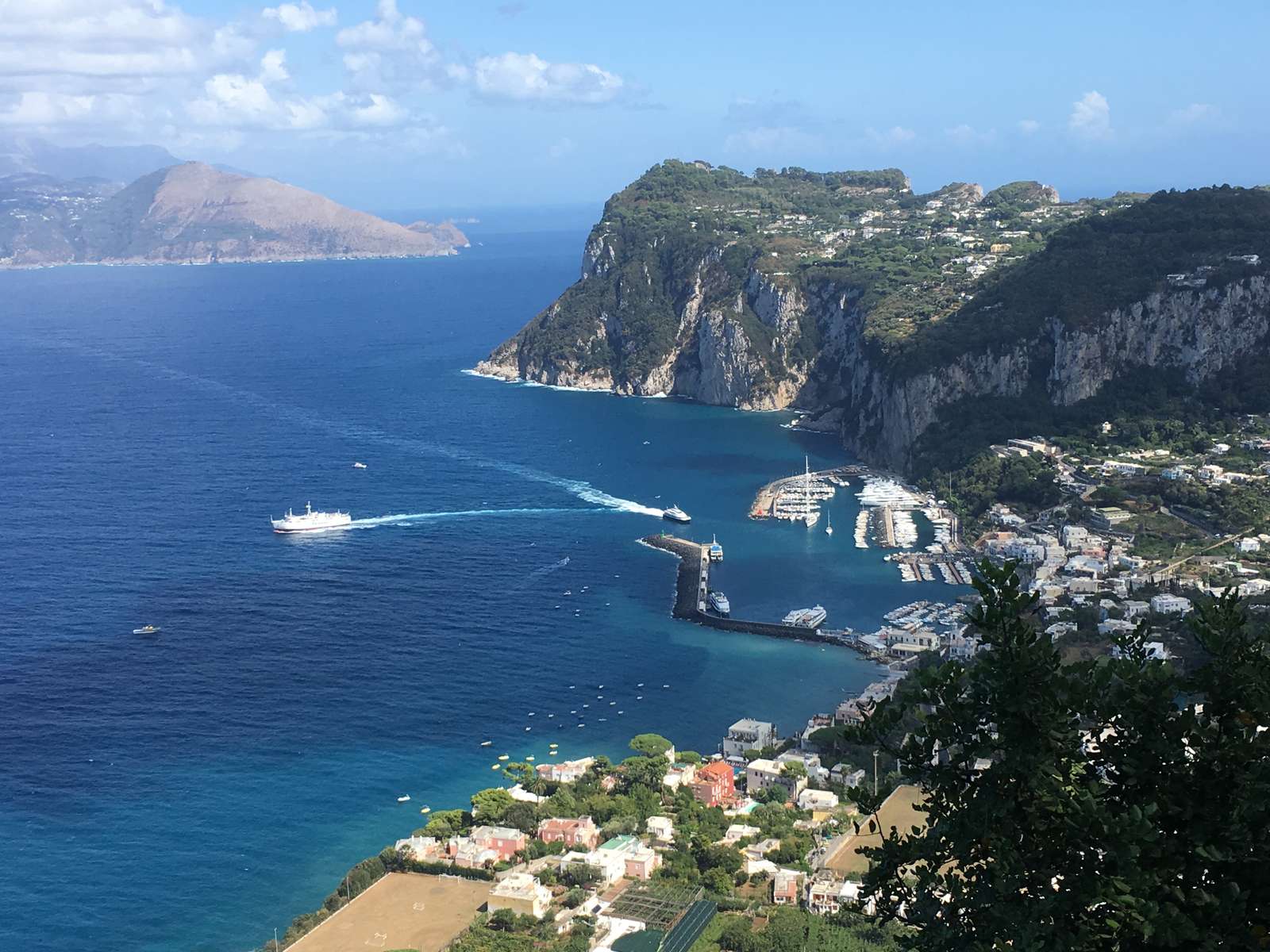 Vista de Capri rompecabezas en línea