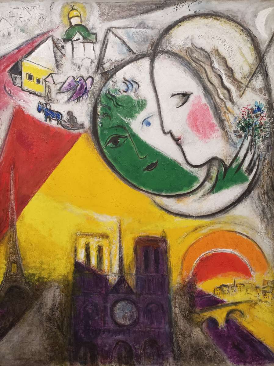 Работы Марка Шагала пазл онлайн