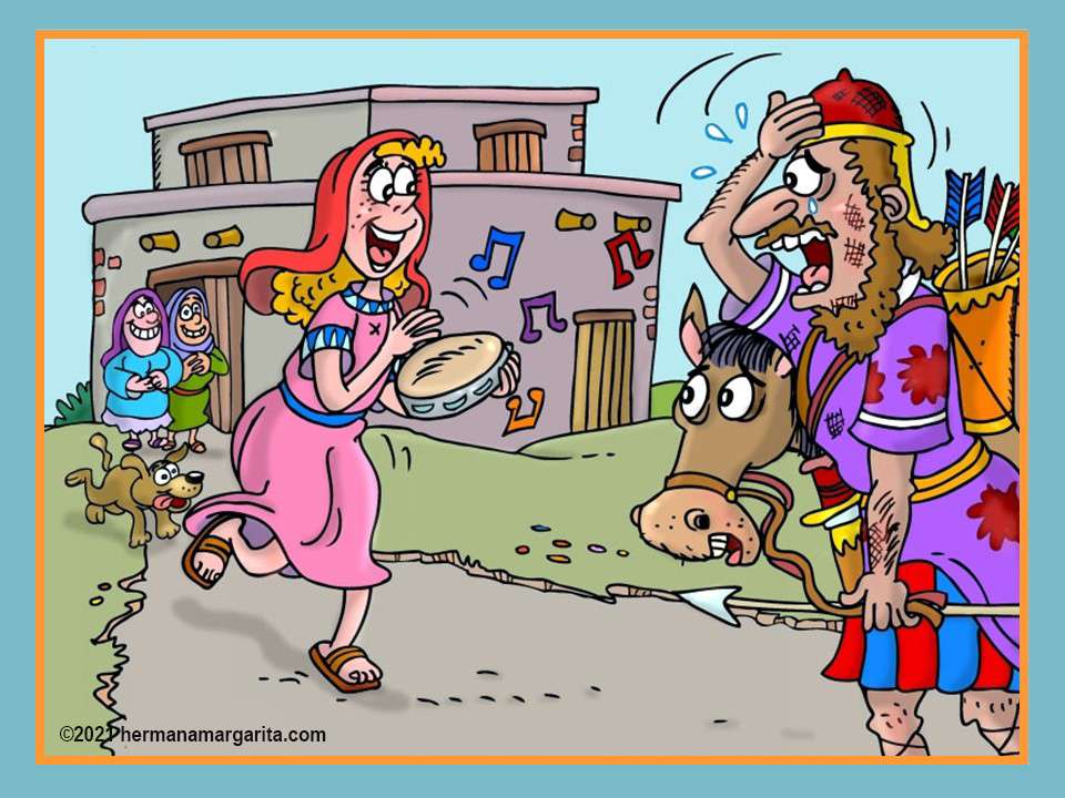 Jephthah and his daughter online puzzle