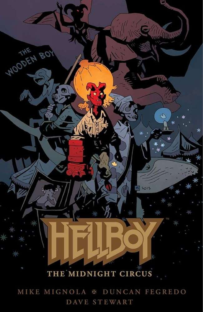 Hellboy the Midnight Circus Cover онлайн пазл