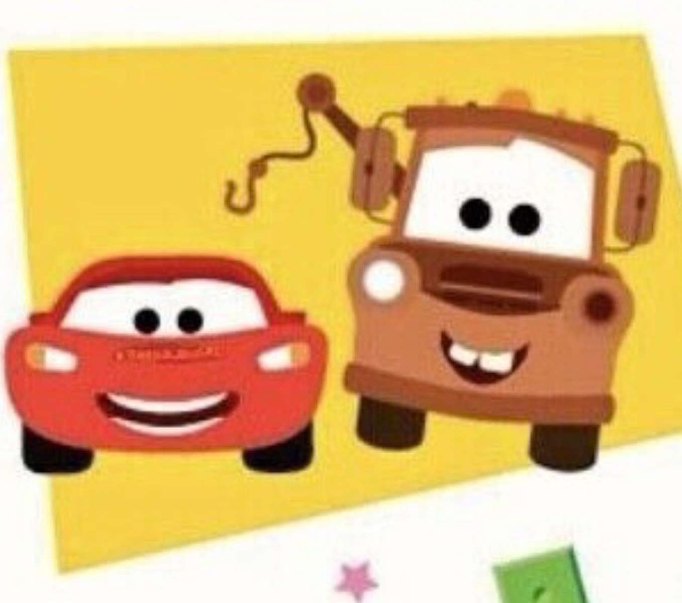 Chibi Lighting McQueen and Mater❤️❤️ παζλ online