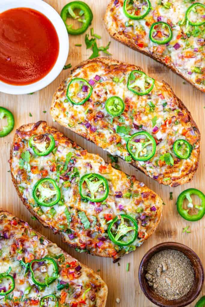 Chilli sýrový toast skládačky online