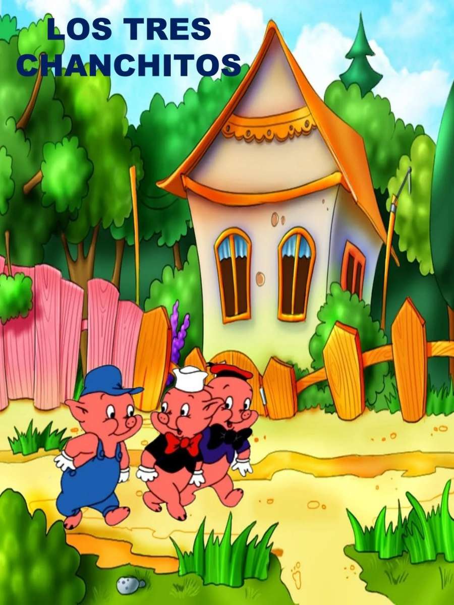 Die drei kleinen Schweine Online-Puzzle