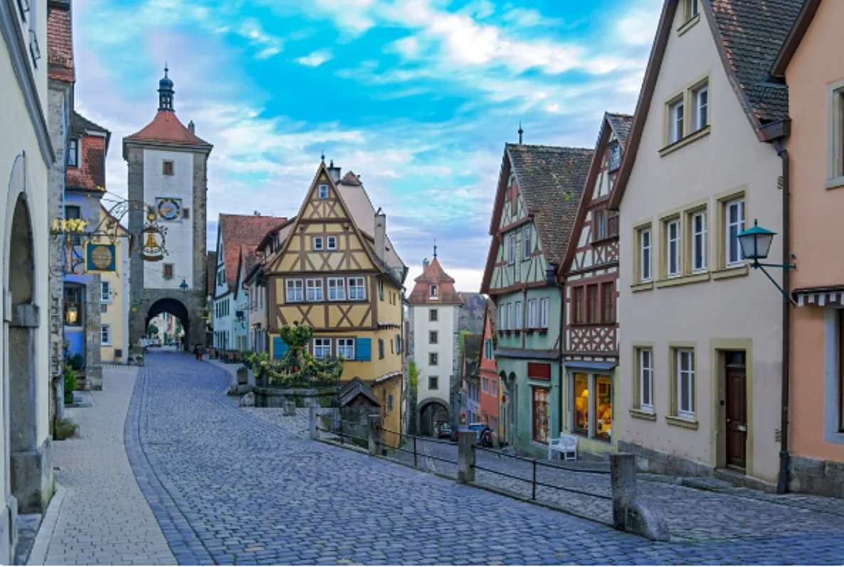 Duitsland. Rothenburg ob der Tauber online puzzel