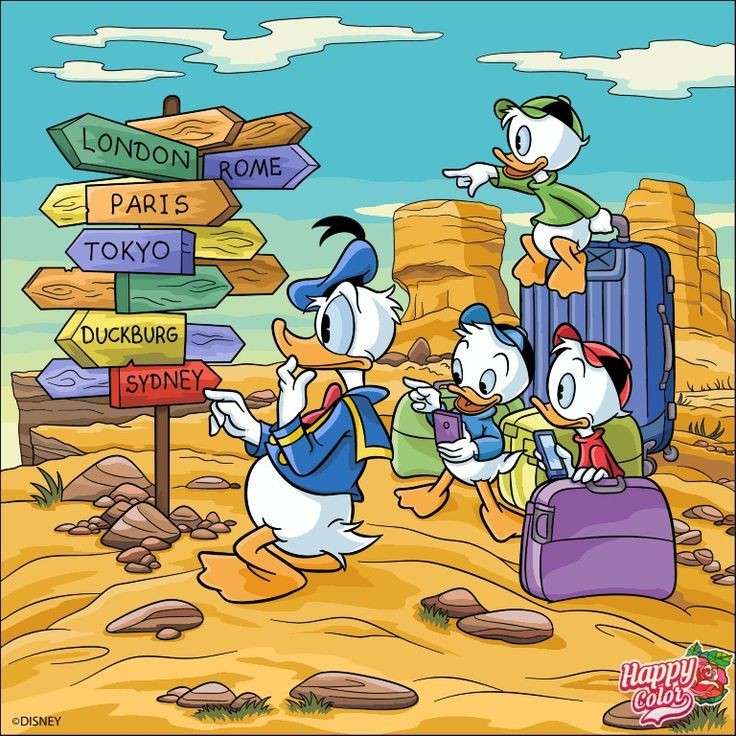 Donald Duck jigsaw puzzle online