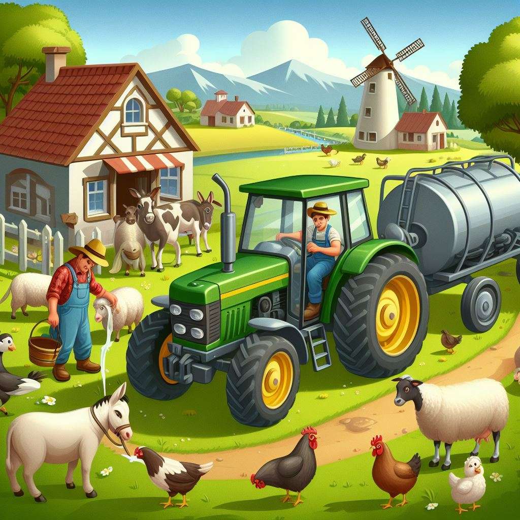 Der Bauernhof2 Online-Puzzle