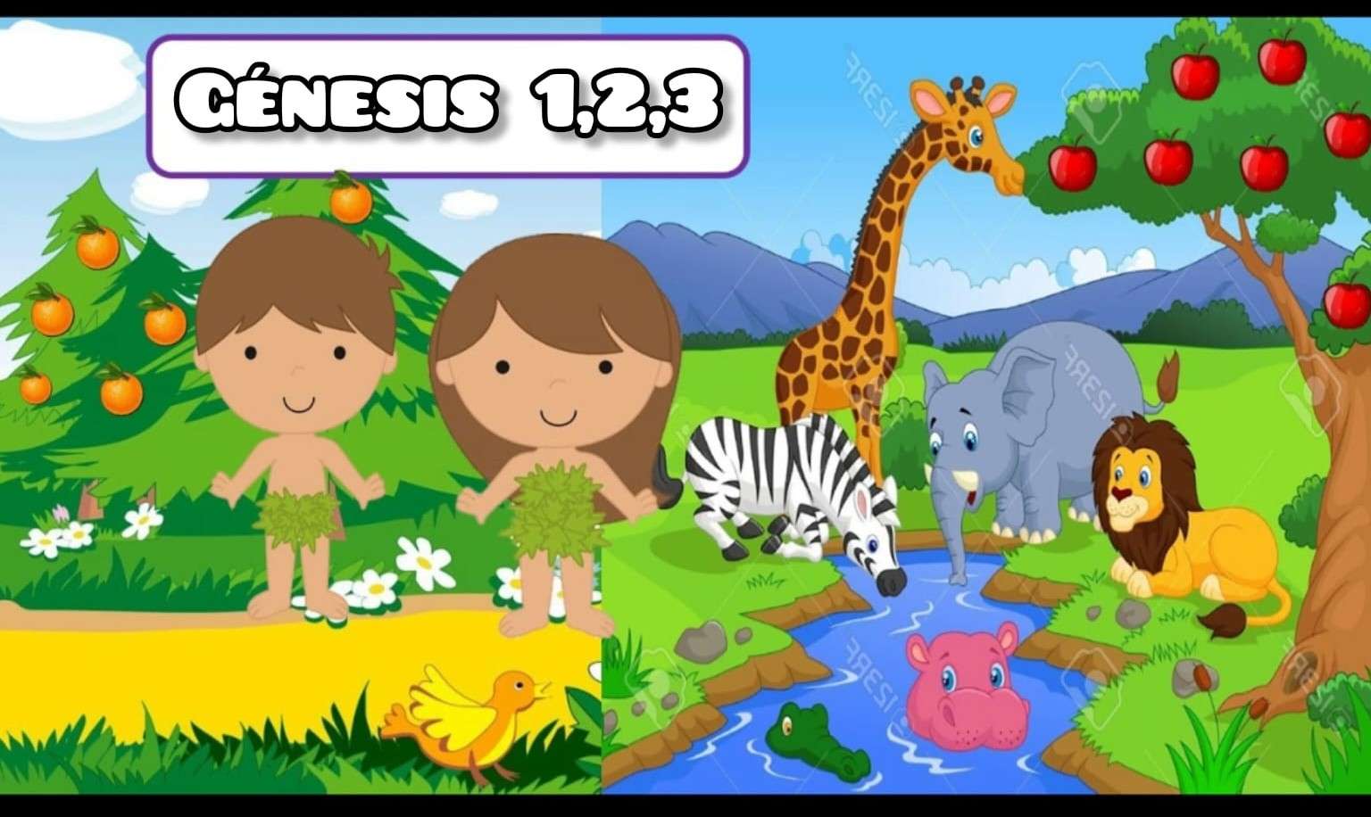Genesis 123 online puzzle