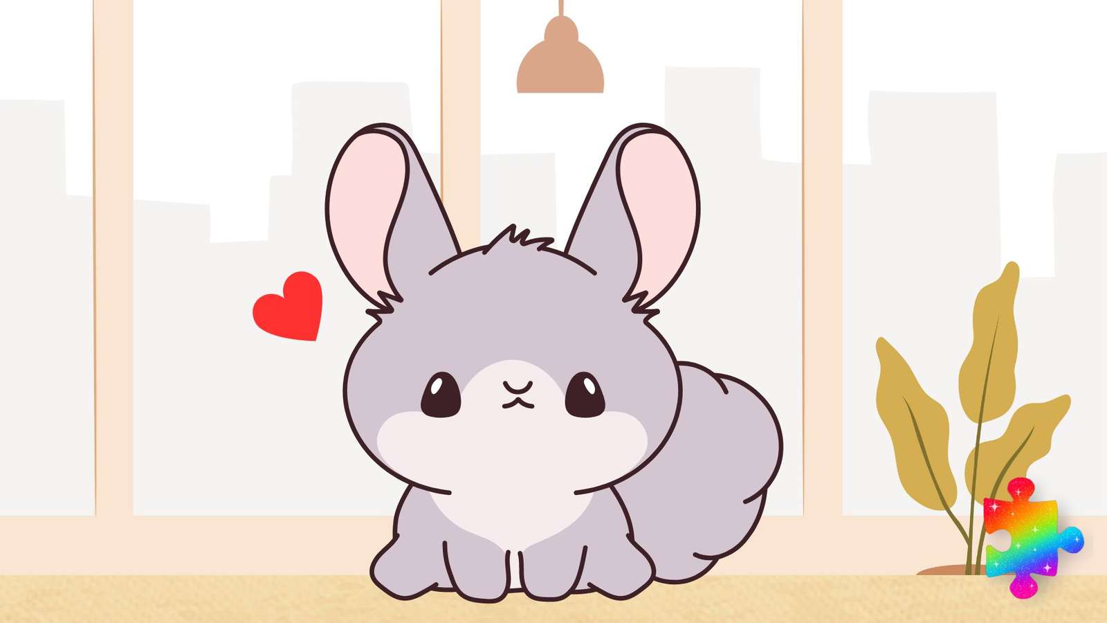 Chinchilla mignon puzzle en ligne