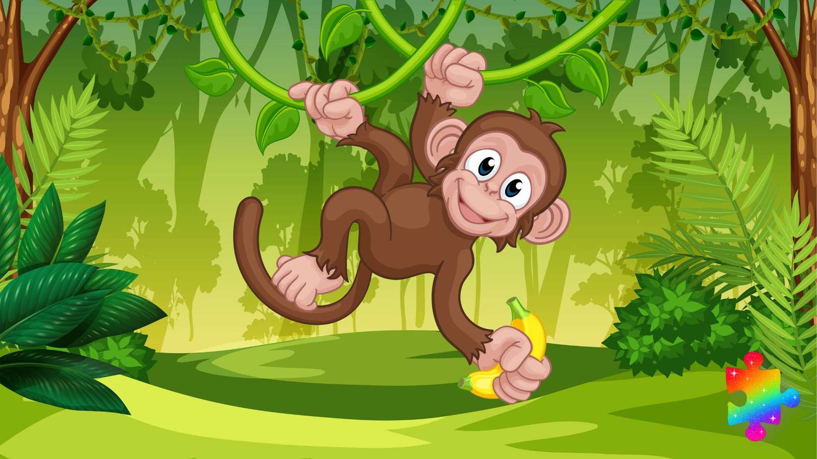 Happy Monkey παζλ online