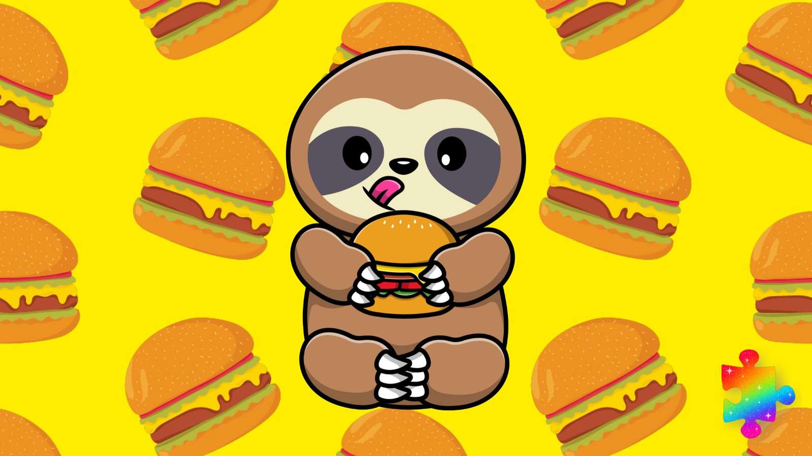 Burger Sloth C пазл онлайн