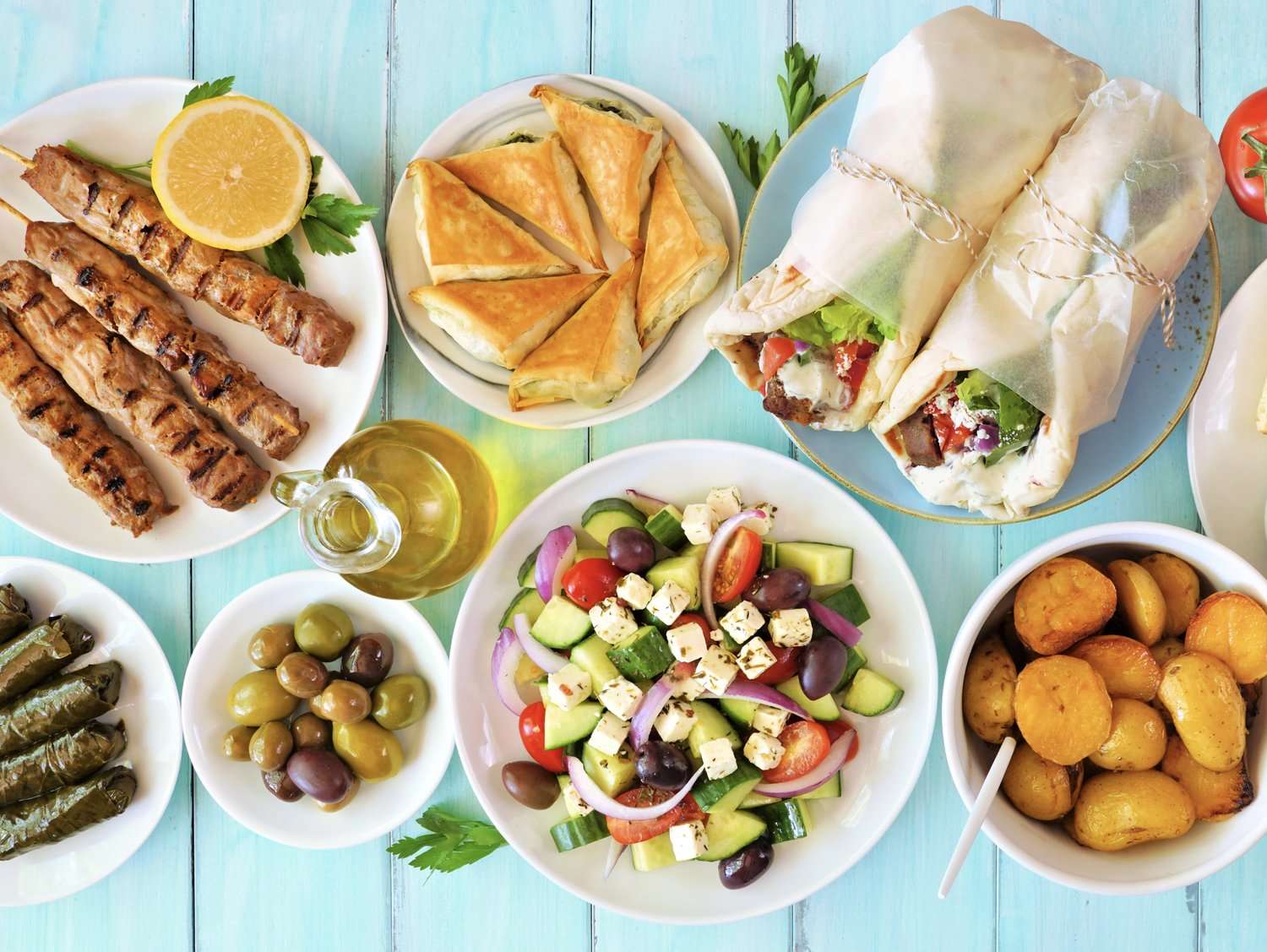 Comida grega quebra-cabeças online