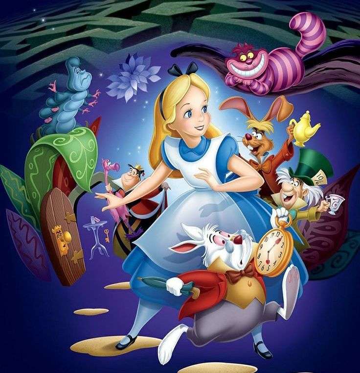 Alice no país das maravilhas puzzle online