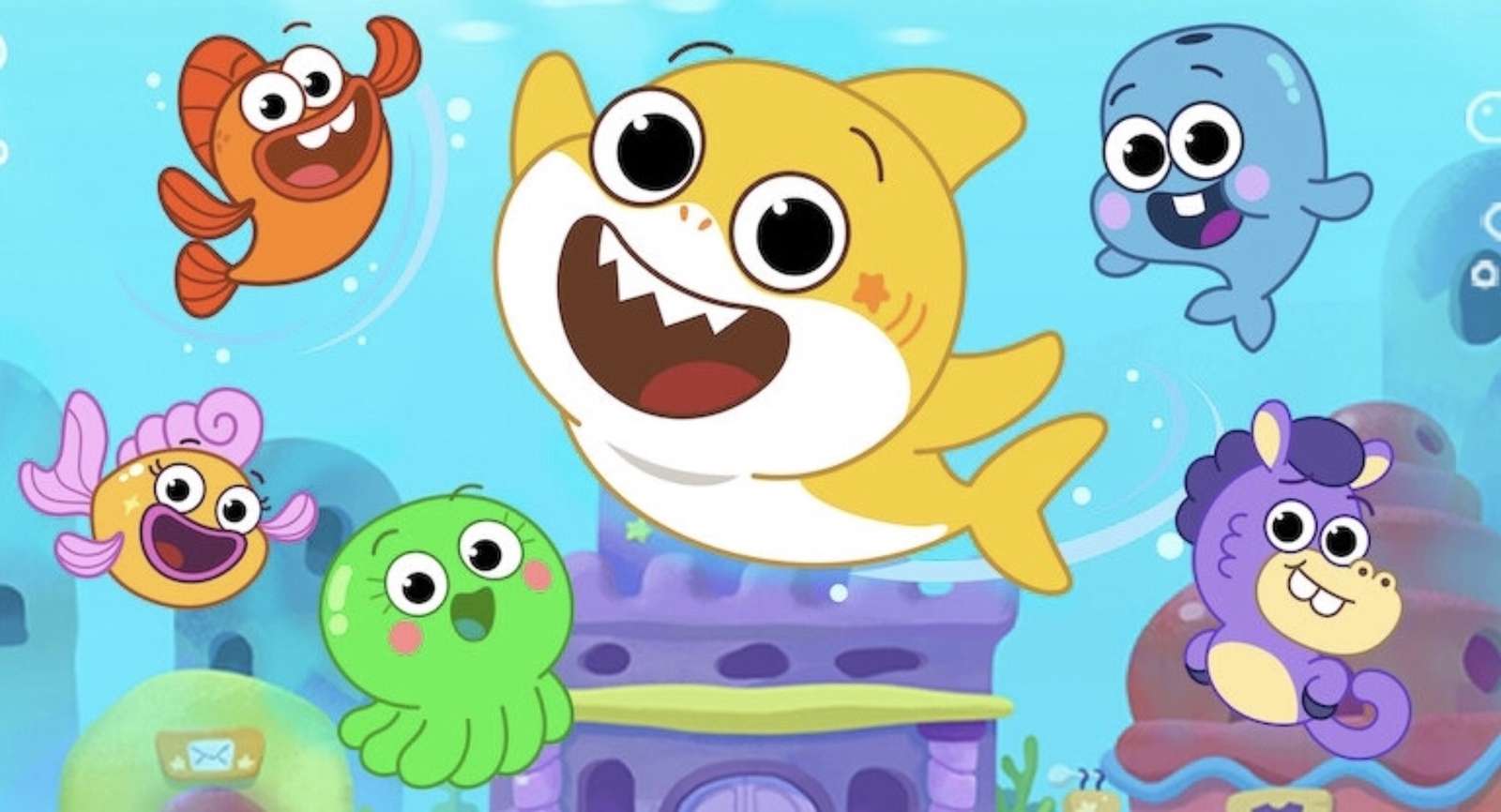 Baby Shark and Friends! ❤️❤️❤️❤️❤️ online puzzle