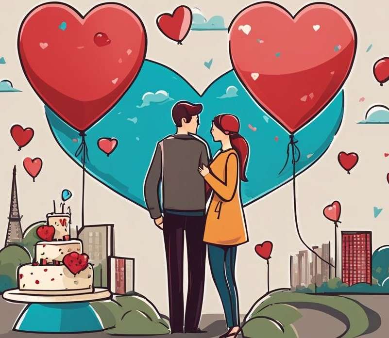 In love couple online puzzle
