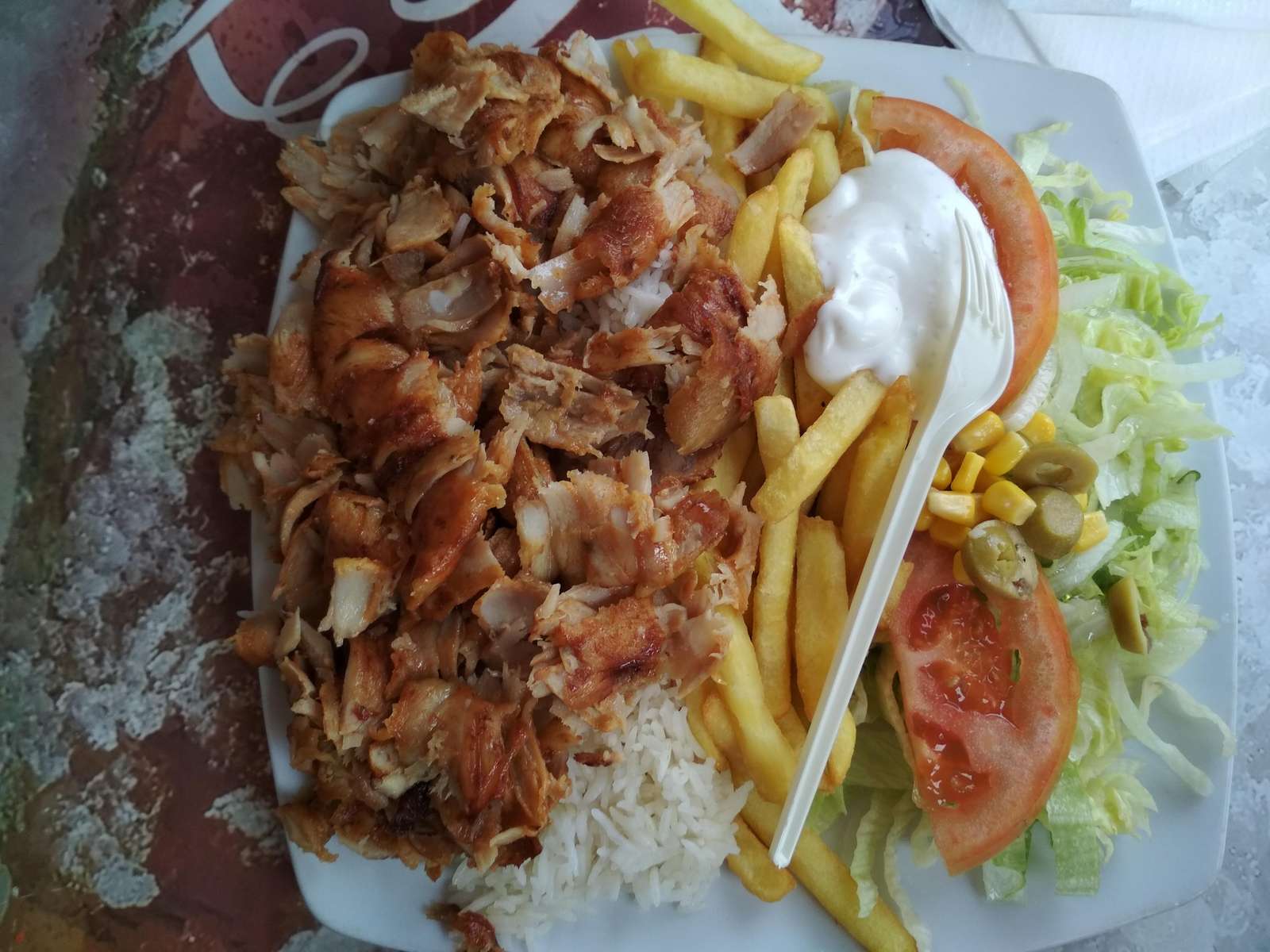 heerlijk kebab-diner legpuzzel online