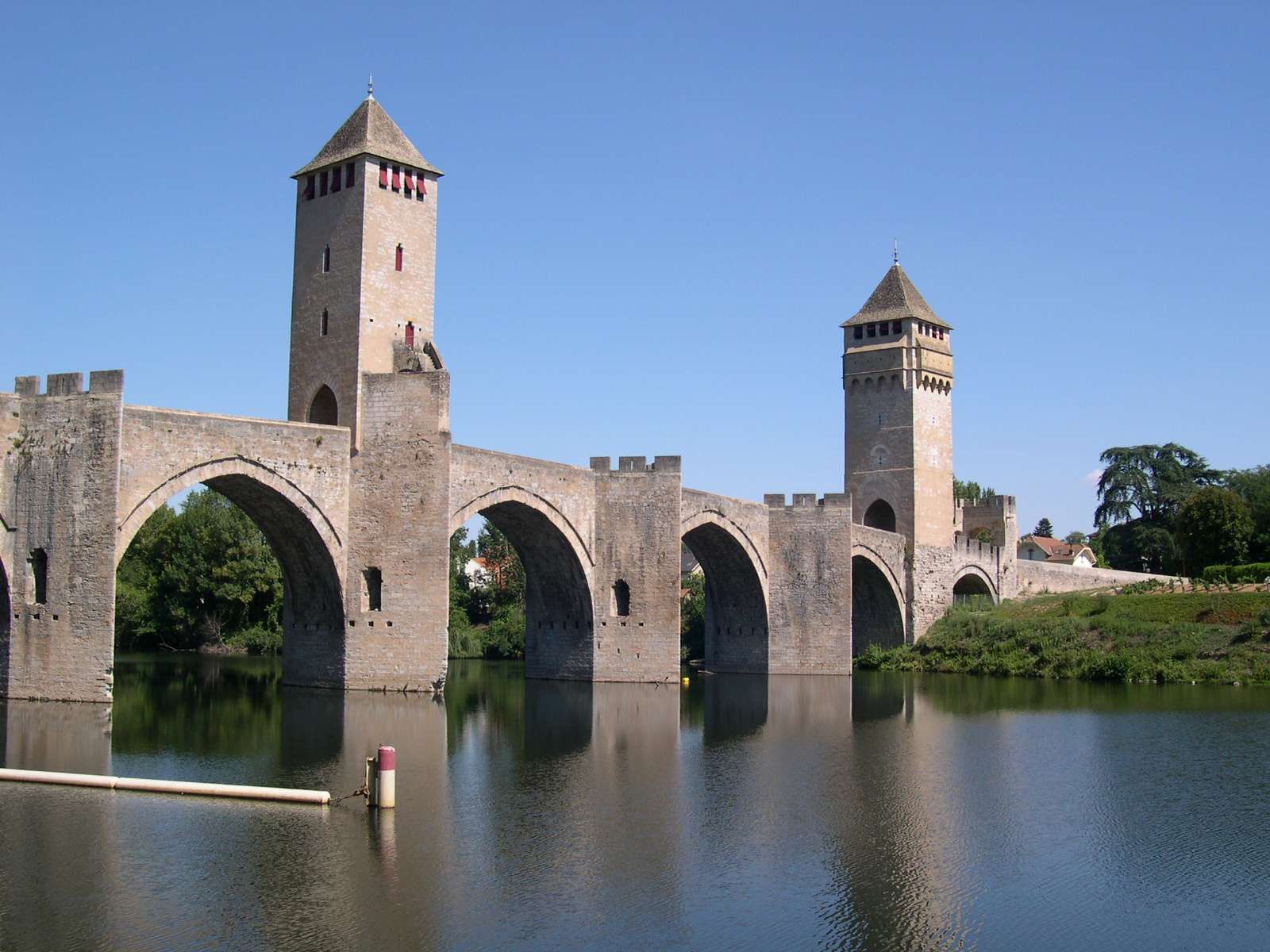 Cahors Pont Valentré Puzzlespiel online