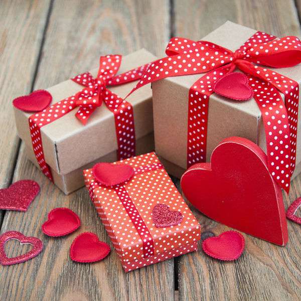 Подаръци за Свети Валентин онлайн пъзел