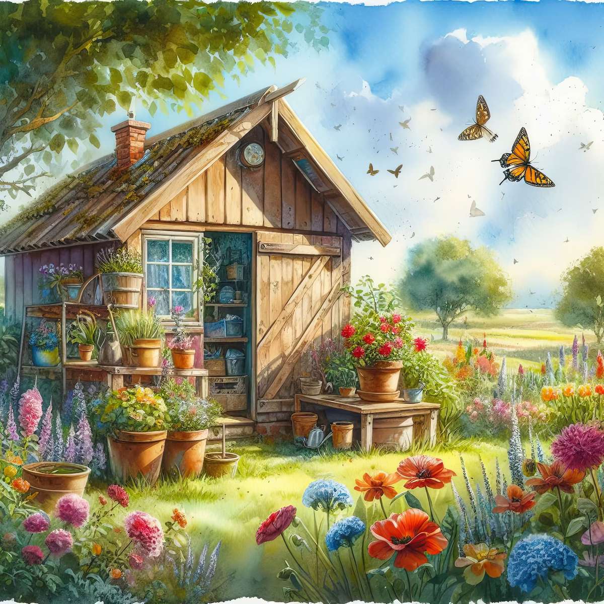 Garden Shed 3 jigsaw puzzle online