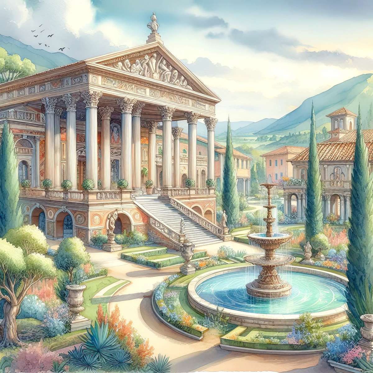 Villa romaine 1 puzzle en ligne