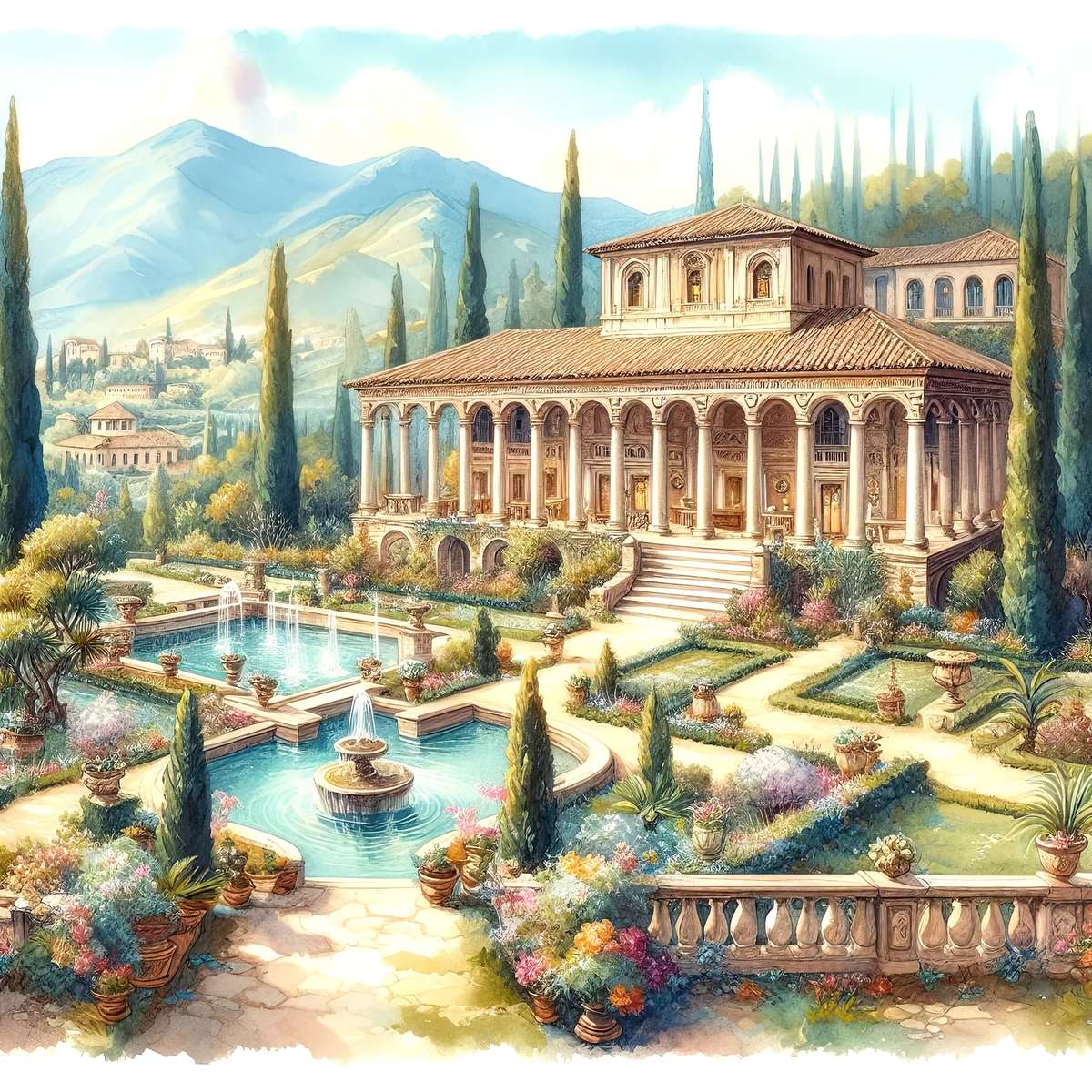 Římská vila 3 skládačky online