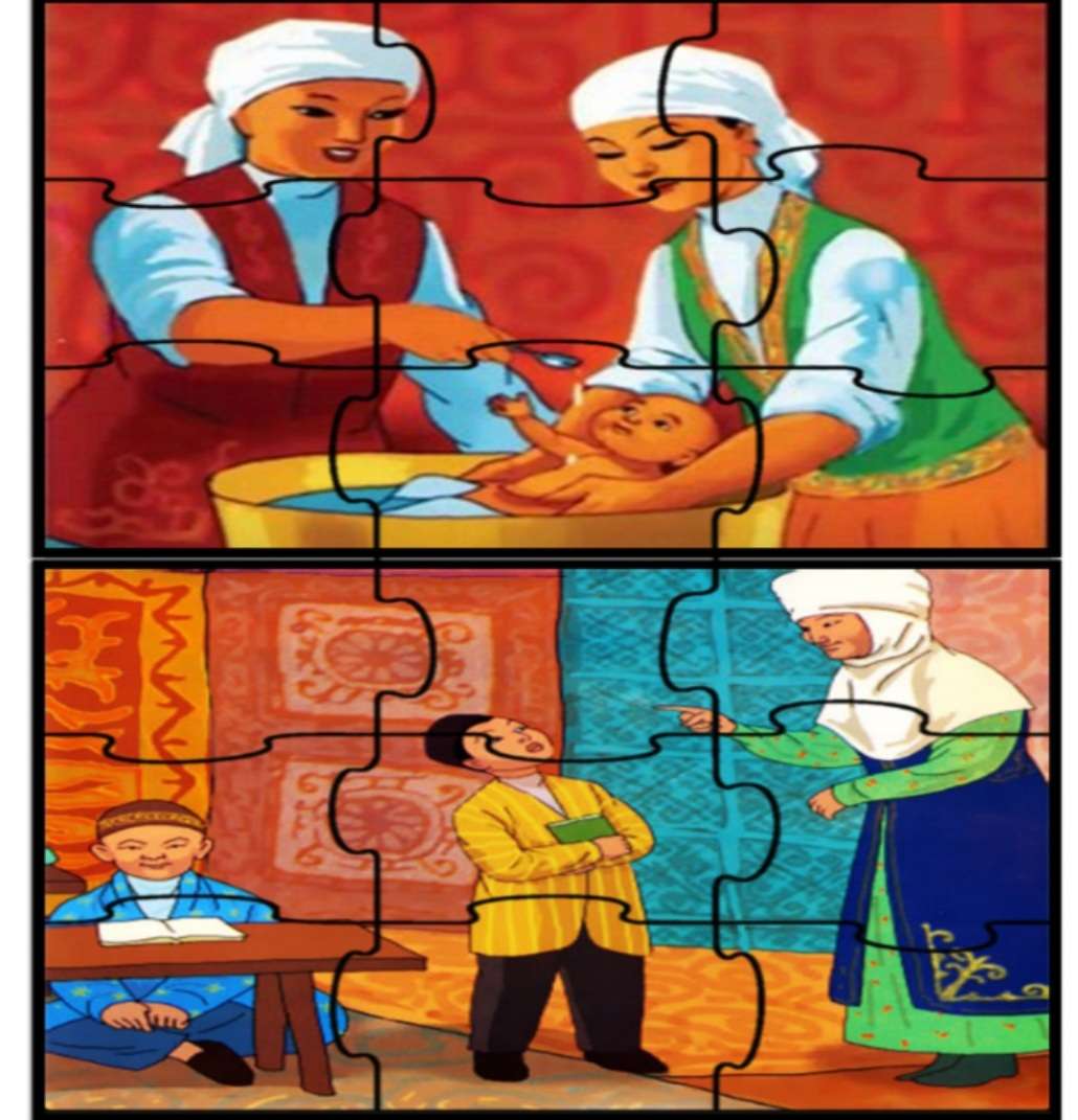 Puzzle în cazac puzzle online