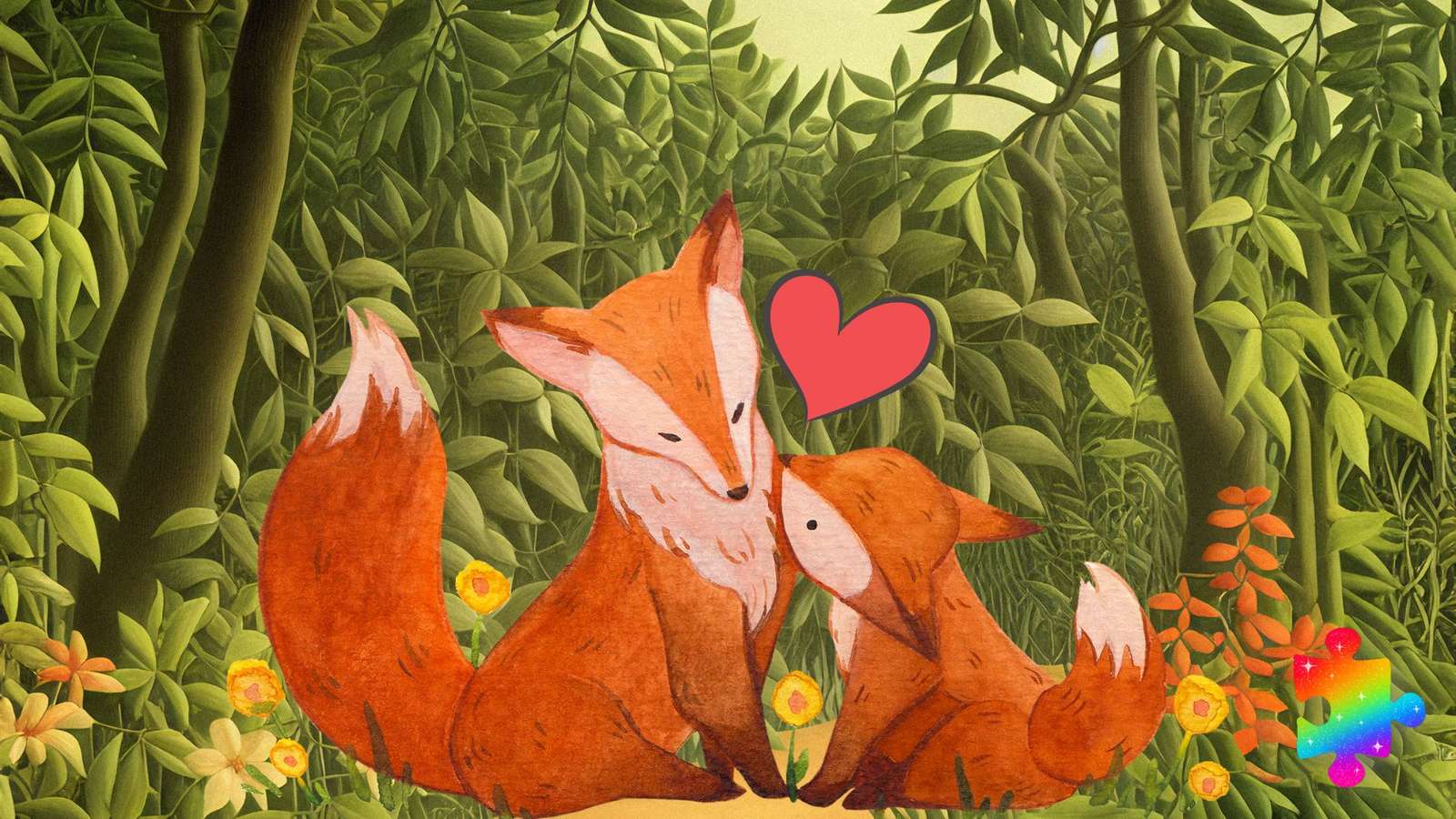 Family of Foxes online puzzle