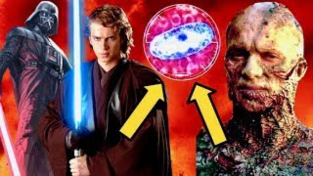 Anakin is echt gek gewordenchorians op Mustafar legpuzzel online