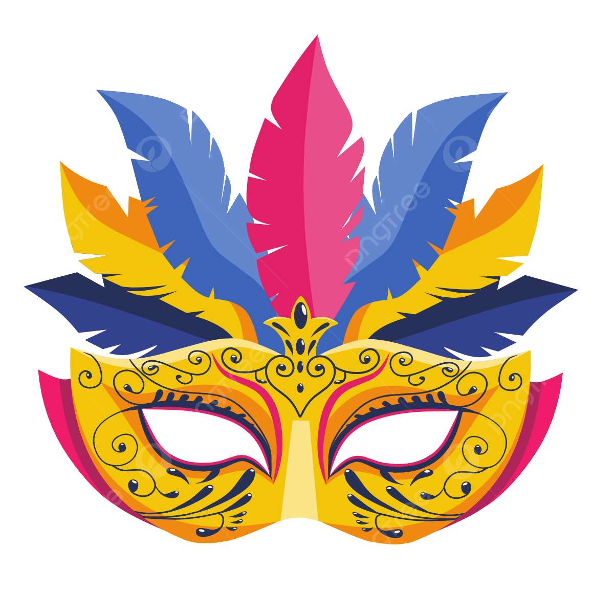 Máscara de carnaval rompecabezas en línea