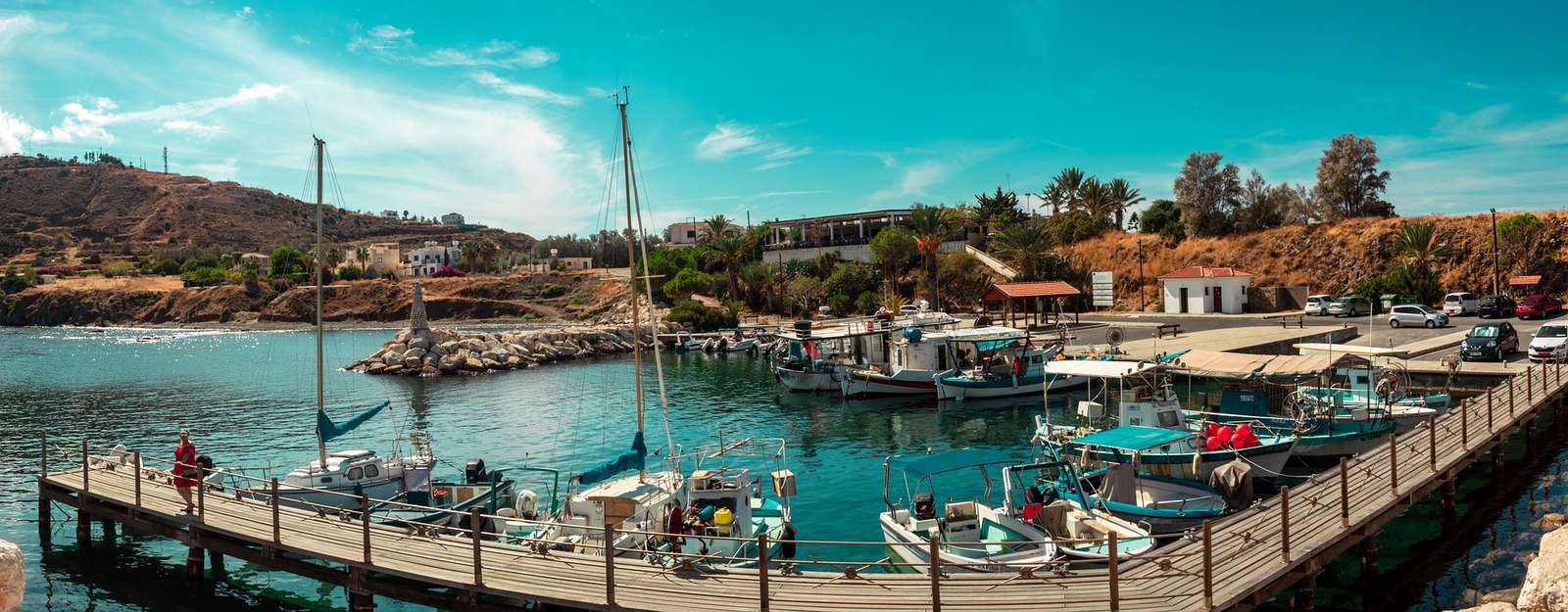 Pomos, port, Chypre puzzle en ligne