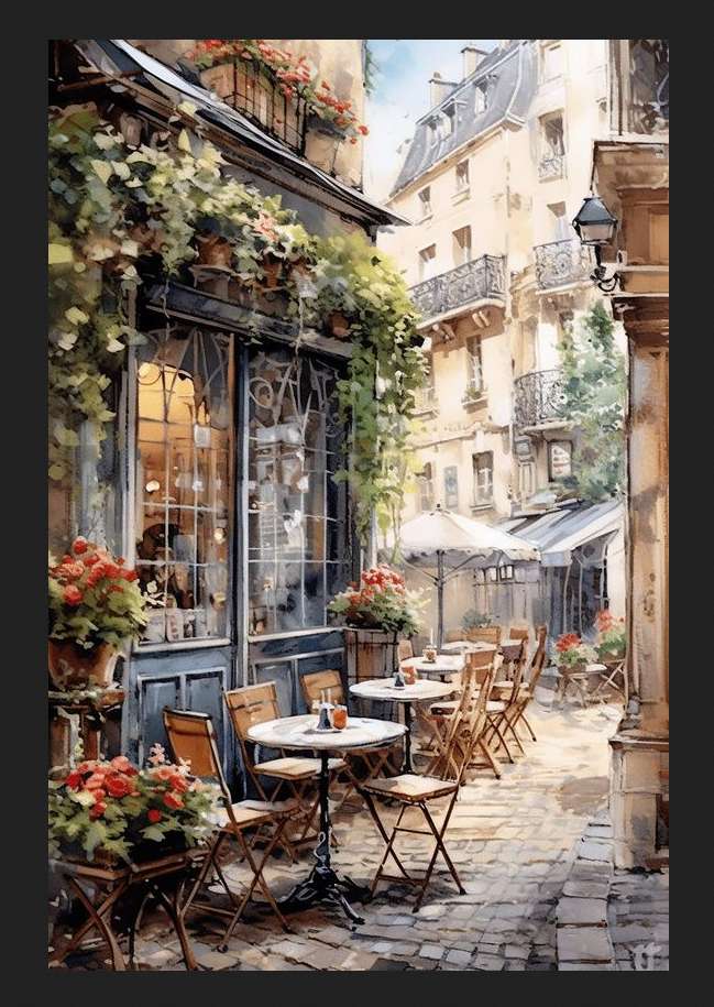 dolce caffè a Parigi puzzle online