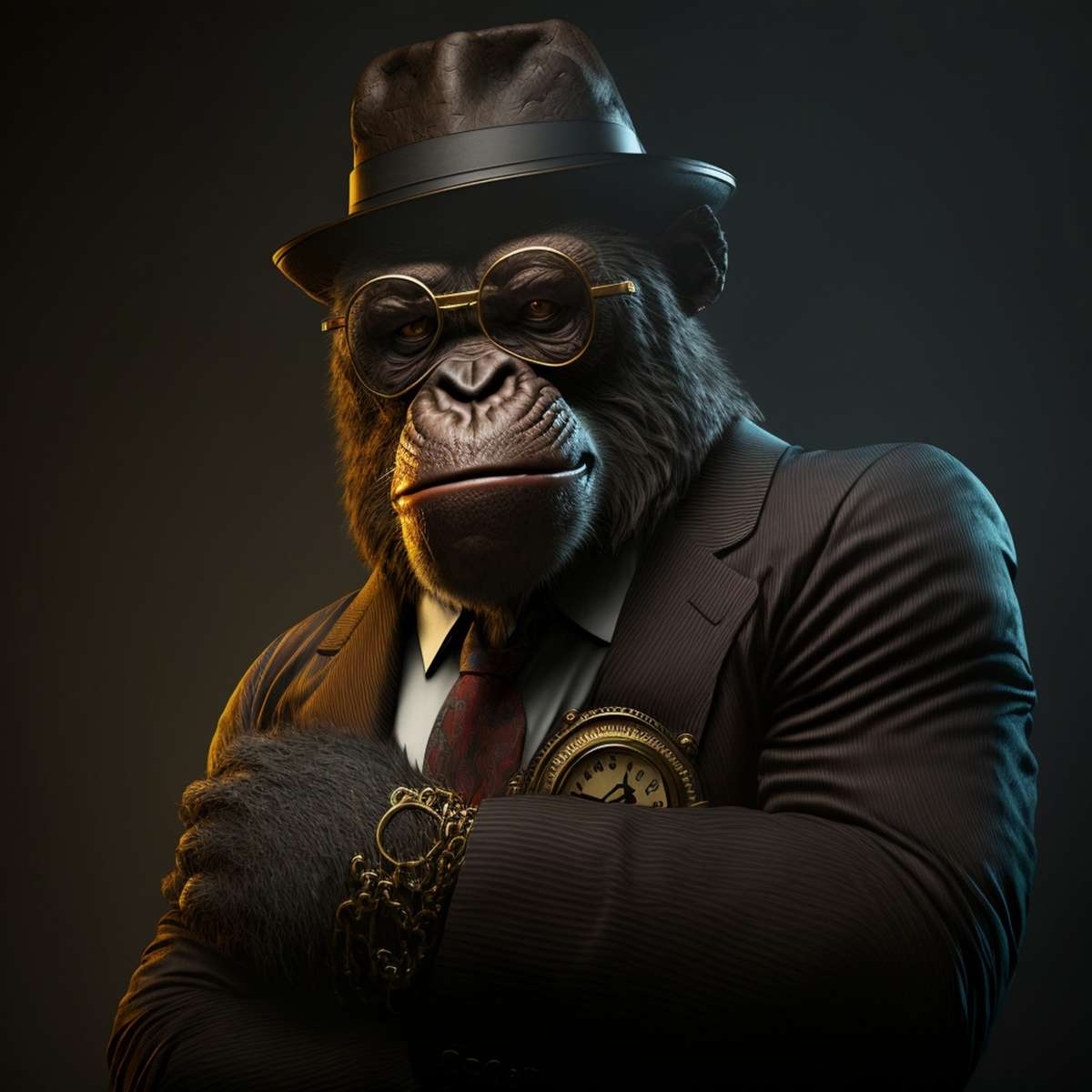 Дуже жорсткий гангстер горили онлайн пазл