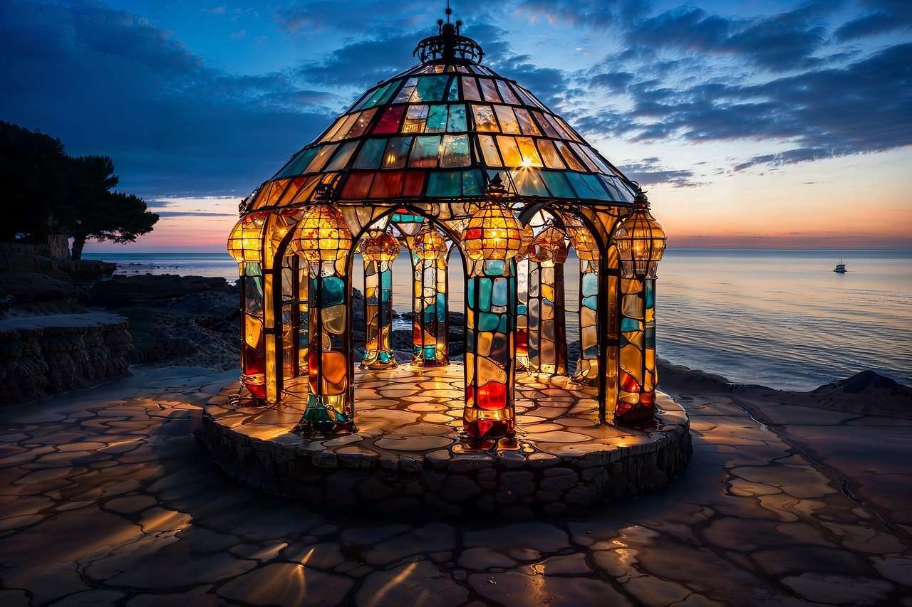 Pavilion de sticlă puzzle online