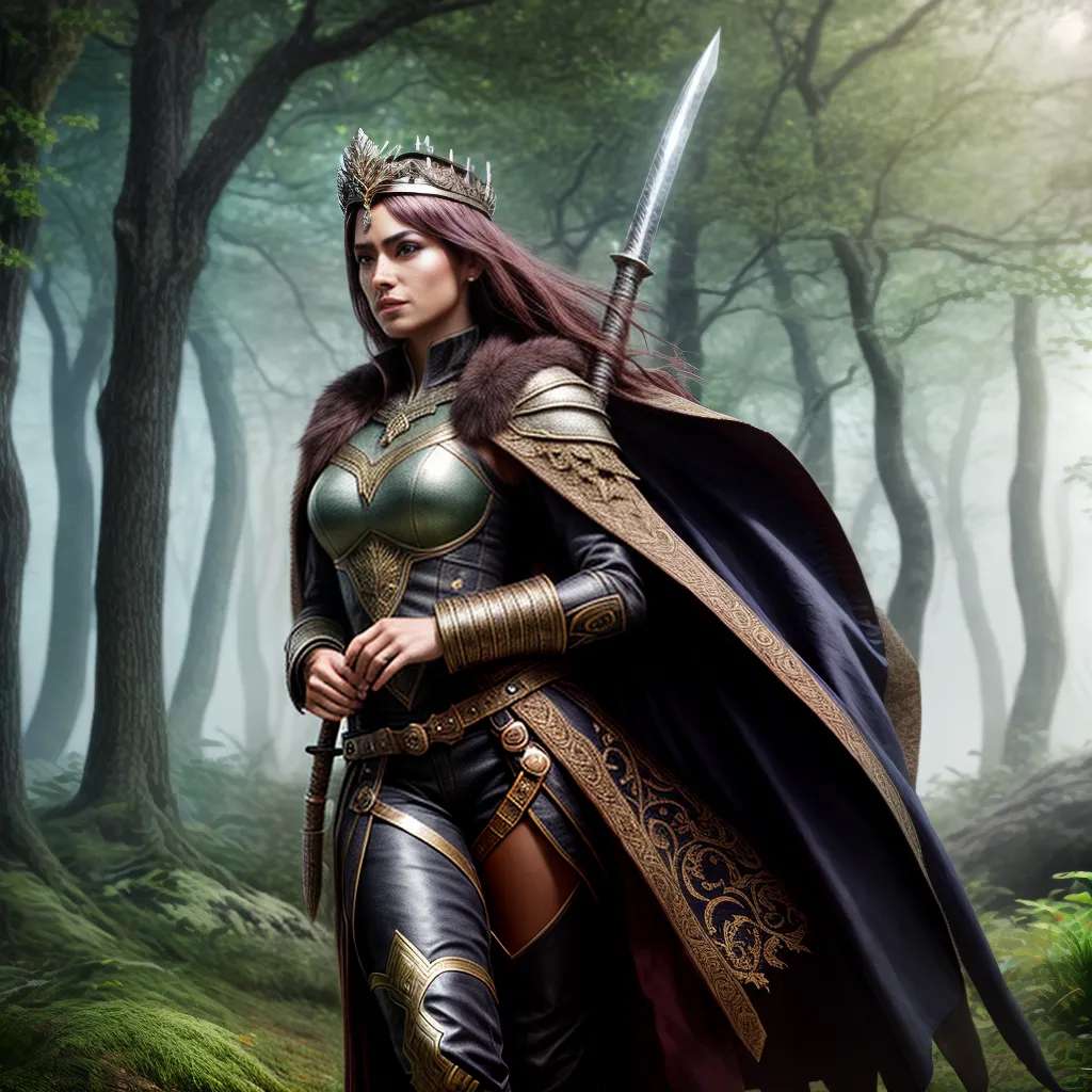 森の戦士の女王 オンラインパズル