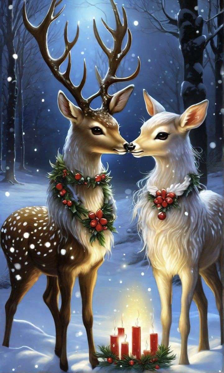 Ravensburger Puzzle 1000 Pezzi: Cervi E Cervi In Inverno (12000888) – Paesaggio Invernale Per Adulti E Ragazzi 14+
