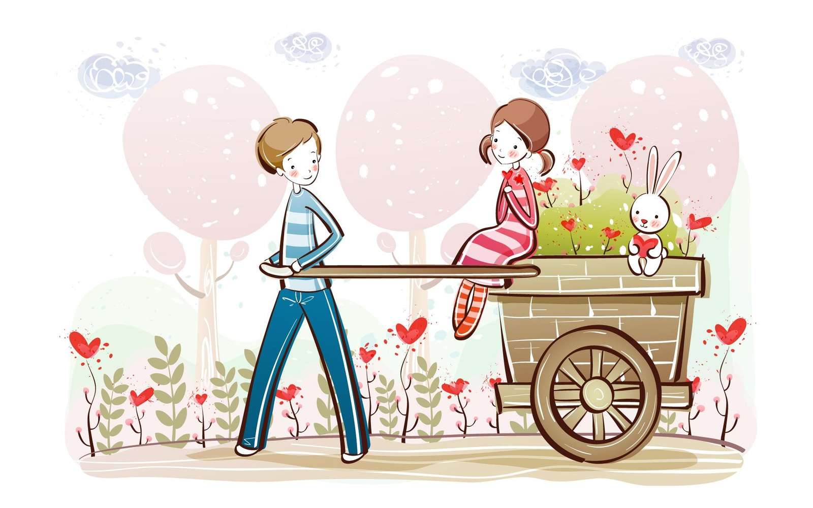 Valentijnsdag legpuzzel online