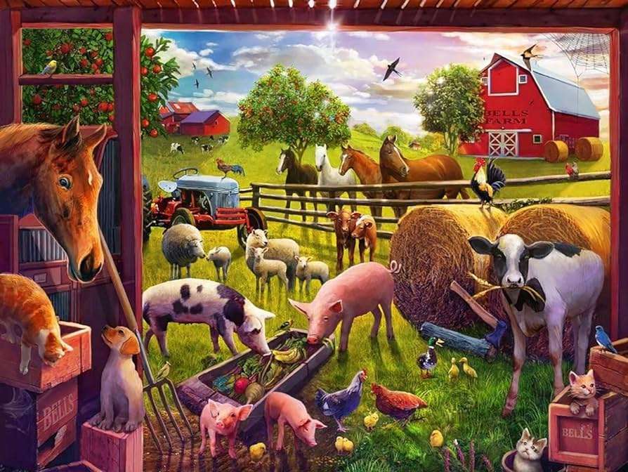 A farm online puzzle