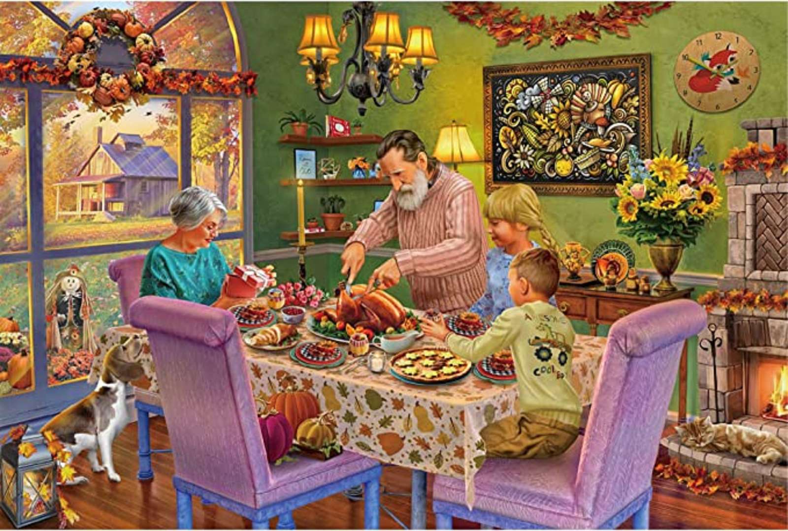 Rodinný obrázek online puzzle