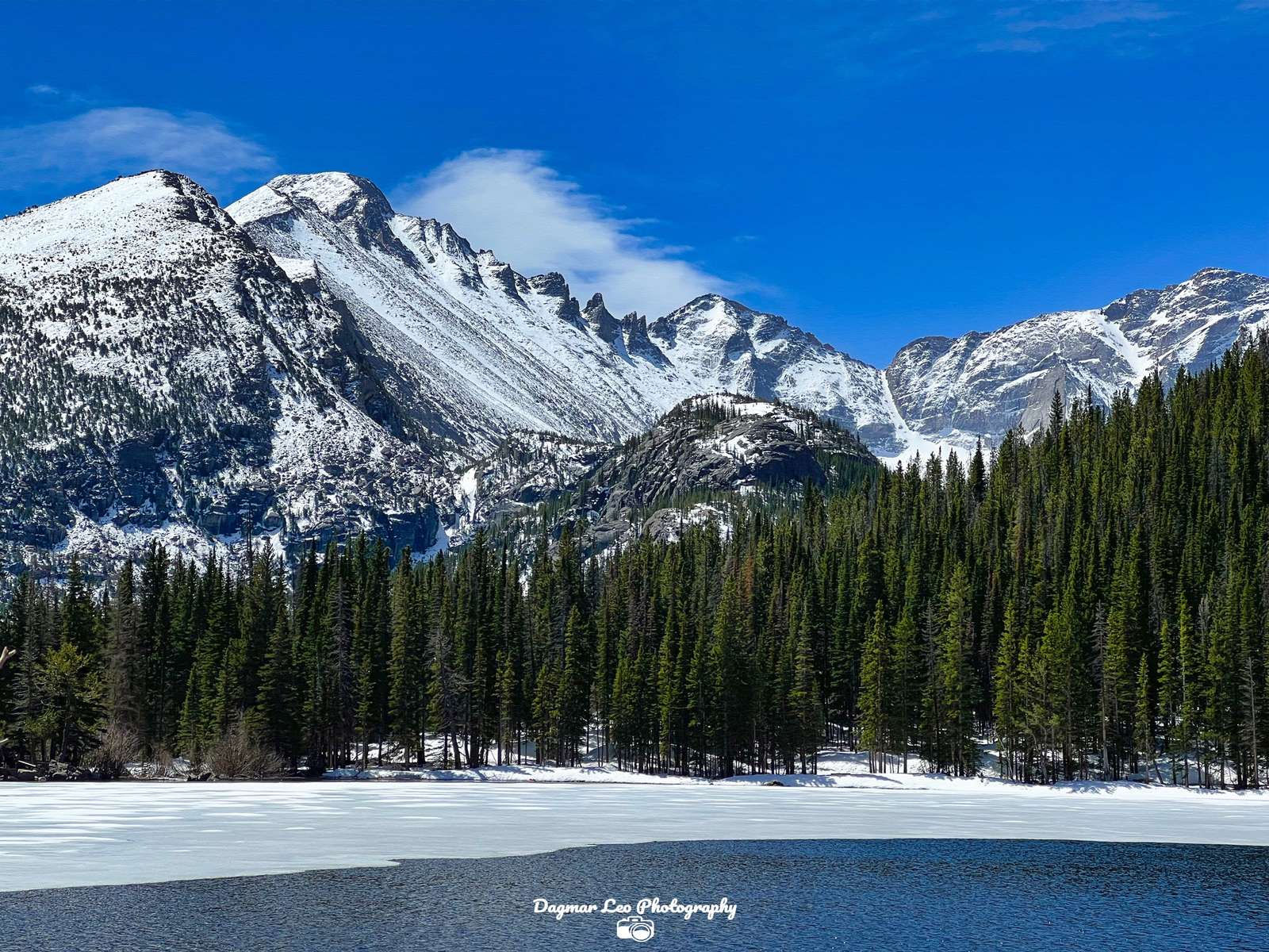 Bear Lake nel Parco Nazionale delle Montagne Rocciose, Colorado puzzle online